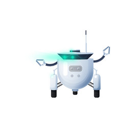 robot bionic man future assistant worker isolated vector image
