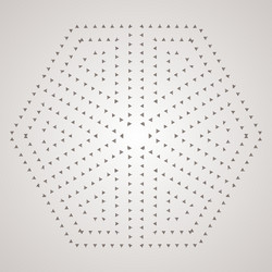 Circular pattern in the form of intricate vector