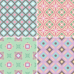 Geometric Pattern Tile vector