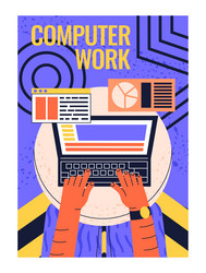 engineering and programming concept vector image