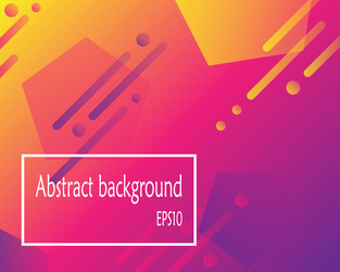 modern abstract background with geometric shapes vector image