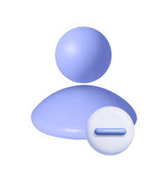3d delete user avatar create group symbol block vector