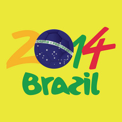 abstract background with a brazil allusive objects vector image