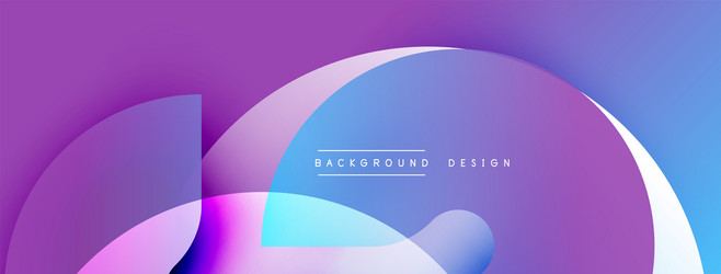 abstract gradients blend creating fluid shapes vector image