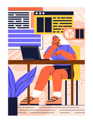 engineering and programming concept vector image