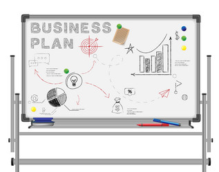 Realistic office boards set Royalty Free Vector Image