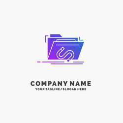 backdoor exploit file internet software purple vector image