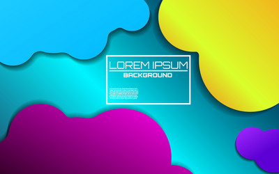 Dynamic colorful background with bright gradients vector