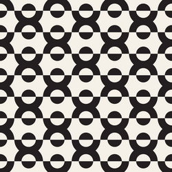 seamless pattern repeating geometric elements vector image