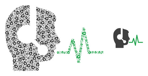 Operator speech signal recursion mosaic self vector