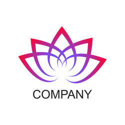 Yoga logo design template vector