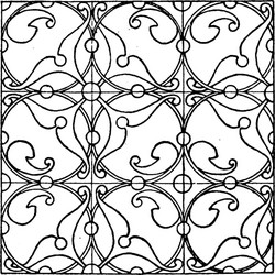 renaissance enamel pattern is a design that uses vector image