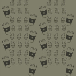 retro object patterns for making seamless vector image