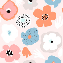 Seamless die cut decorative pattern template Vector Image
