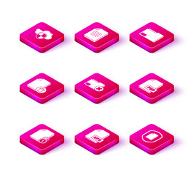 set document and lock eps file delete vector image