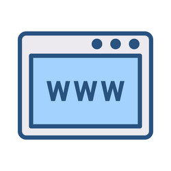 Web site icon vector