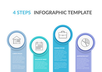 Workflow Process Chart Template vector image
