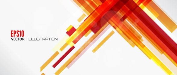 abstract lines background with colored elements vector image