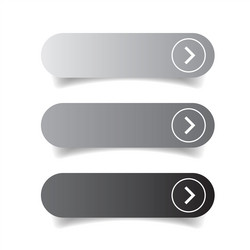 empty web button set vector image