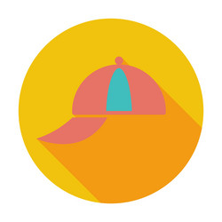 Peaked cap vector