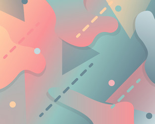 abstract gradient background with fluid elements vector image