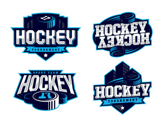 Hockey Logo Set - Professional & Modern Vector Image