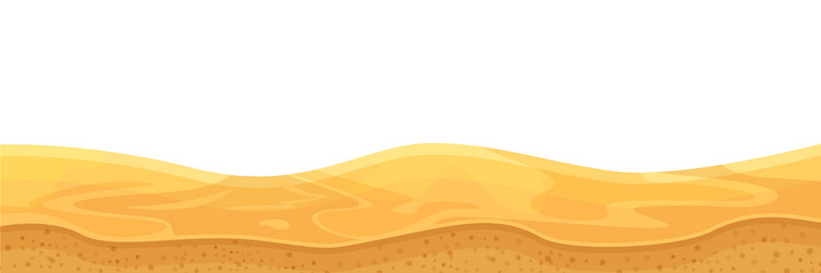 sandy desert surface for ui games and ux interface vector image