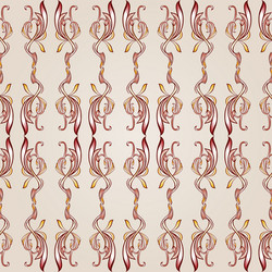 seamless floral pattern vector image