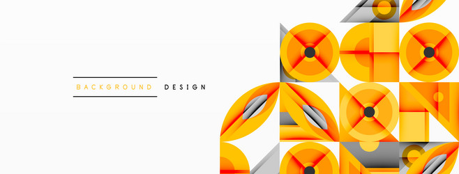 geometric abstract composition with intersecting vector image