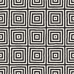 hand drawn seamless repeating pattern with lines vector image