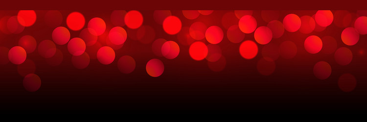 multicolored blurry bokeh on a red background vector image