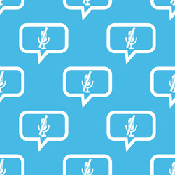 muted microphone message pattern vector image