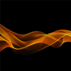 abstract color wave design element vector image