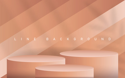 abstract minimal scene with geometric forms vector image