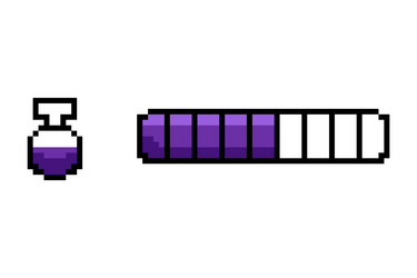 pixel game ui element that enhance interactive vector image