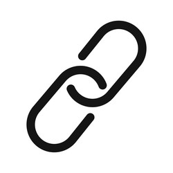 web link icon ideal for internet connectivity vector image