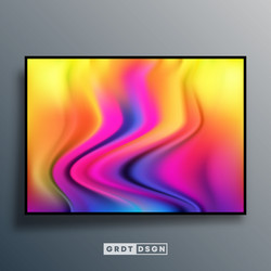 background template with colorful gradient texture vector image