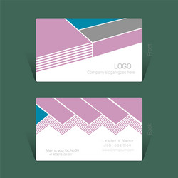 business card design concept vector