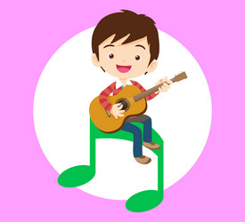 music kidsplay concept of school Vector Image