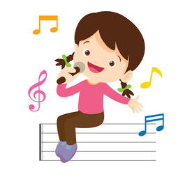 Music kidsplay concept of school vector