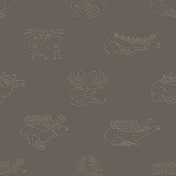 seamless pattern with ancient scythian art vector image