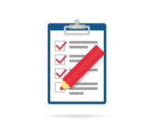 Task List Icon - Checkmark vector image