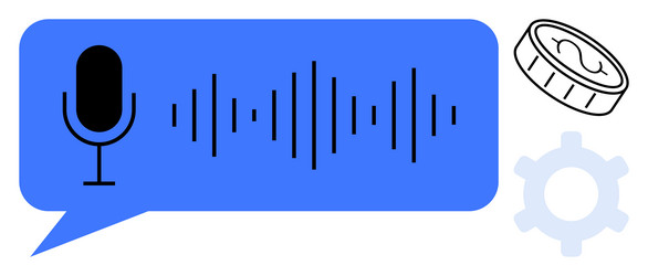 voice recognition process with microphone sound vector image