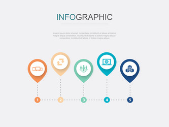 devices synchronization users software vector image