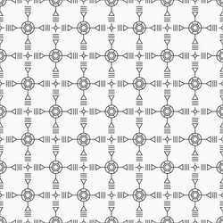 monochrome seamless pattern regularly repeating vector image