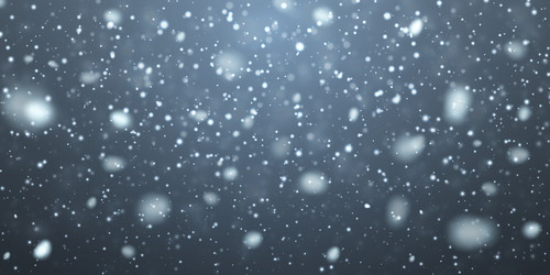 christmas snow falling snowflakes on dark blue vector