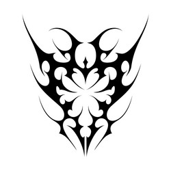 Cyber Gothic Sigil Vector Image