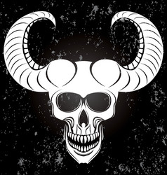 Red devils head Royalty Free Vector Image - VectorStock