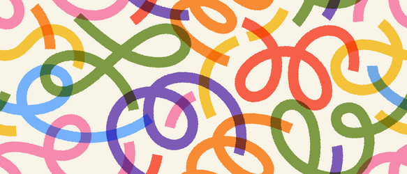 seamless abstract pattern with colorful vector image