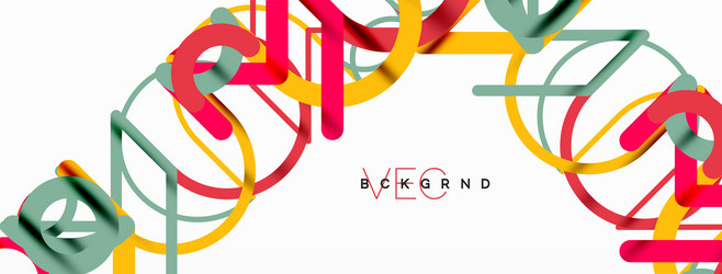 abstract background circles and colorful round vector image